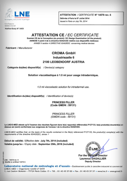 Certifikace LNE - Medaprex