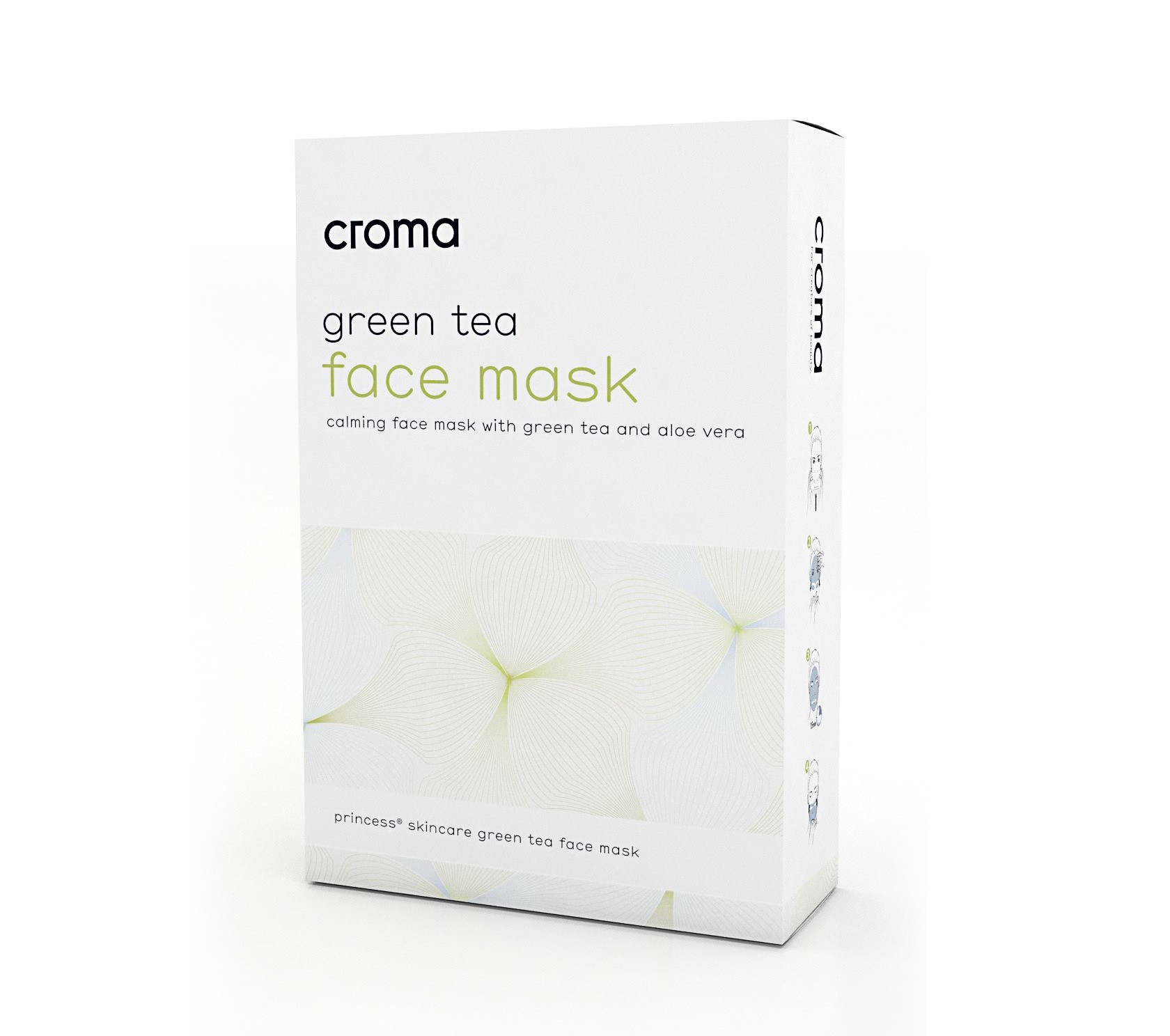 Princess Croma maska se zeleným čajem (1 ks)