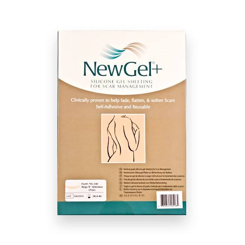 New Gel+ Béžová náplast na břicho (2 ks)