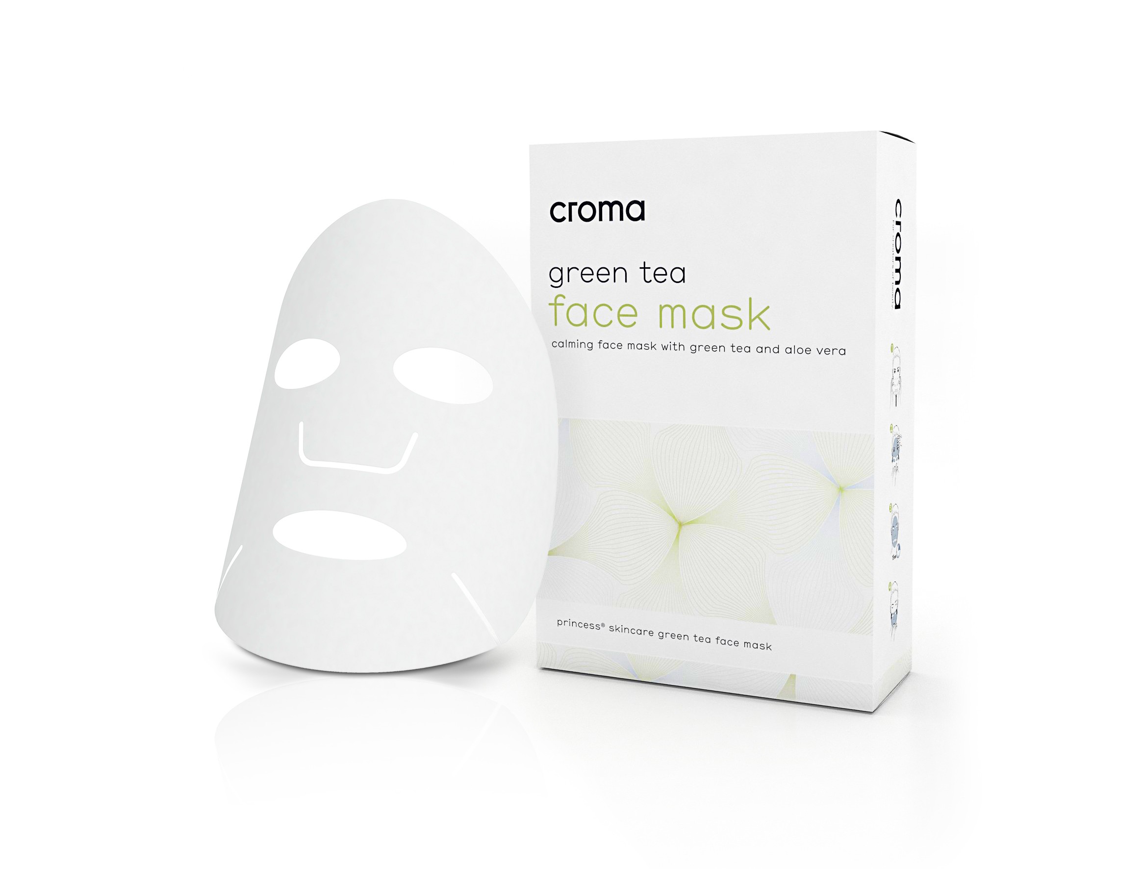 Princess Croma maska se zeleným čajem (8 ks)