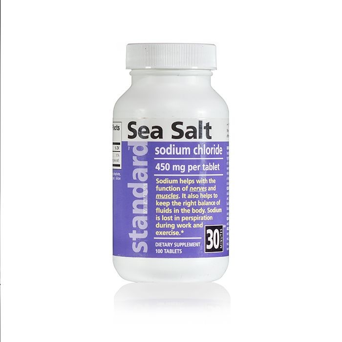 Mořská sůl, 100 tablet